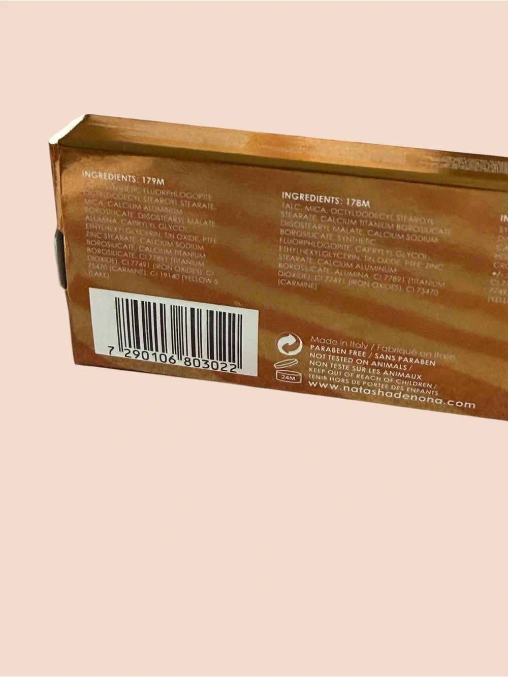 Natasha Denona Mini Sunset Palette - Tan, Rose, Brown & Gold Shimmers BNIB